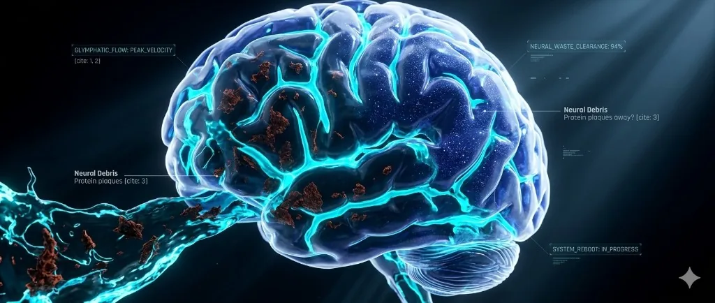 Glymphatic Flush: Clearing Neural Cache
