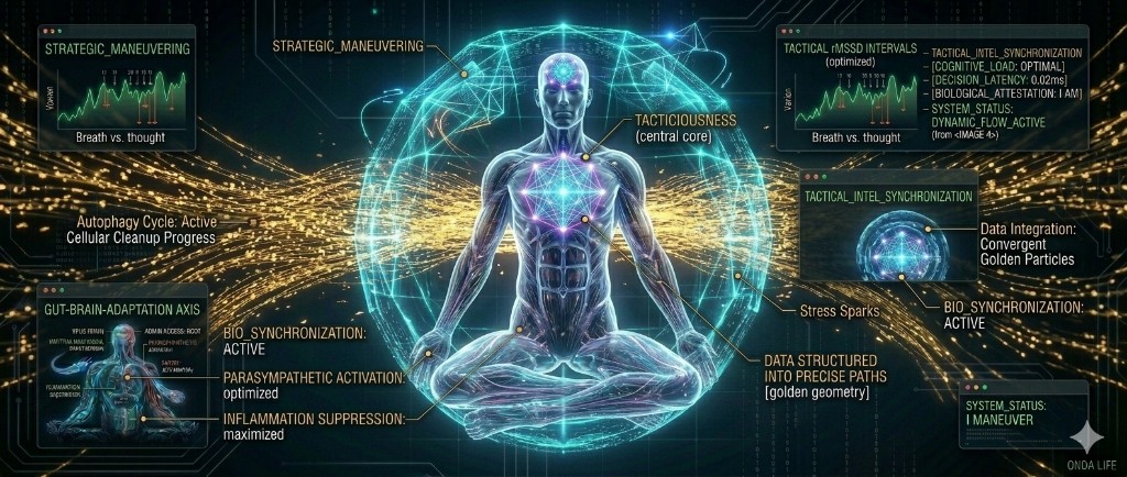 Cognitive maneuvering, strategic decision making biohacking, ONDA I MANEUVER, neural executive function visualized.