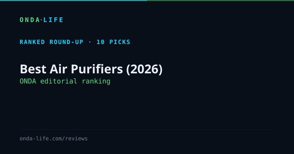 Best Air Purifiers (2026) — ONDA editorial ranking