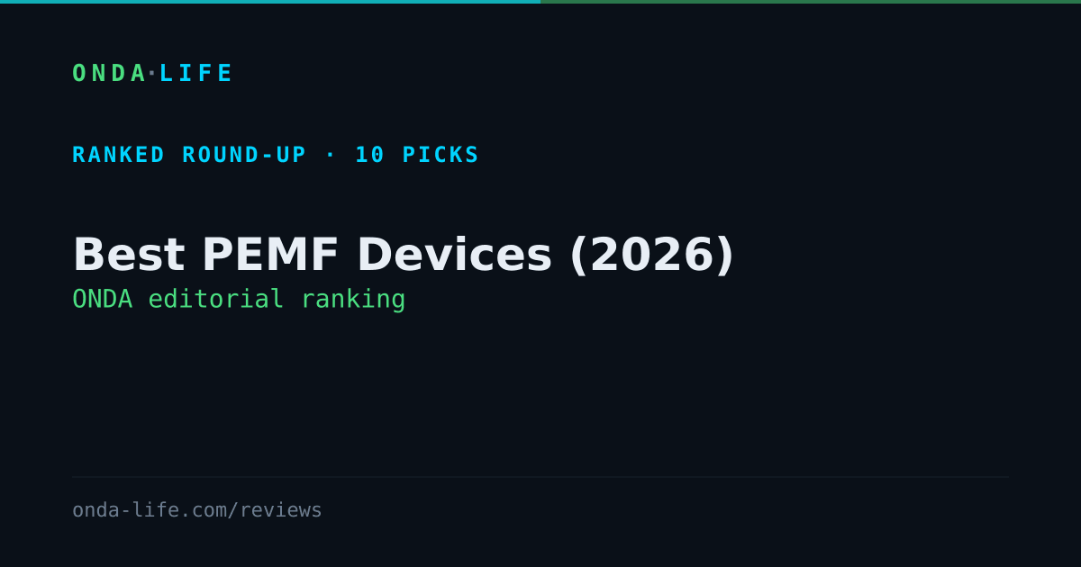Best PEMF Devices (2026) — ONDA editorial ranking