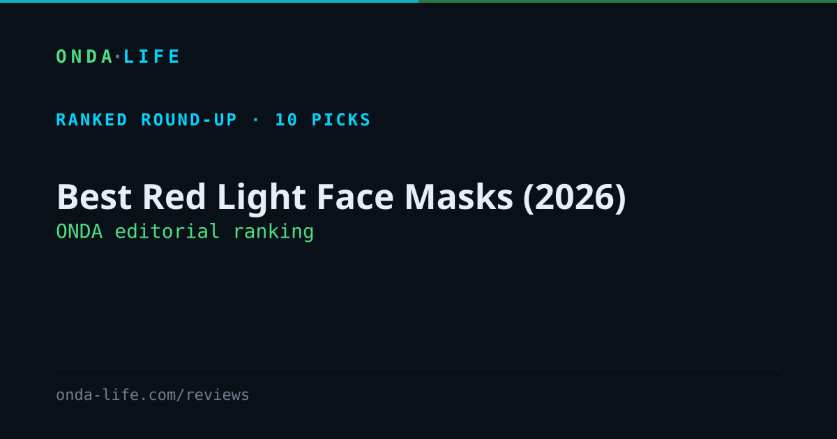 Best Red Light Face Masks (2026) — ONDA editorial ranking